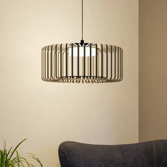 EGLO connect LED závěsné svítidlo Ginestrone-Z, 1 světlo, černé Víkendová Akce