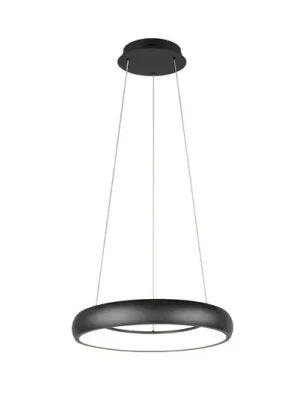 Cardona LED závěsné světlo, Ø 46,5 cm, černá, CCT, kov Super Cena