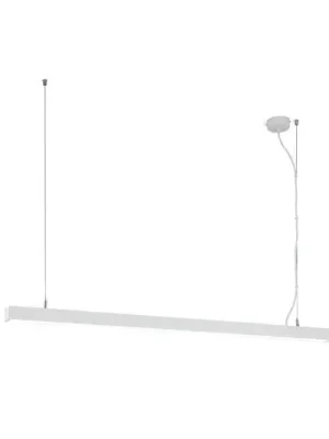 Aktuální Stropní svítidlo LED Bounce, bílé, délka 113 cm, CCT, hliník