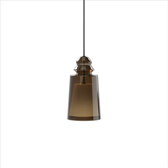 Kup Teď Závěsné svítidlo Karman Alibaglass Small, bronzová barva, Ø 11 cm