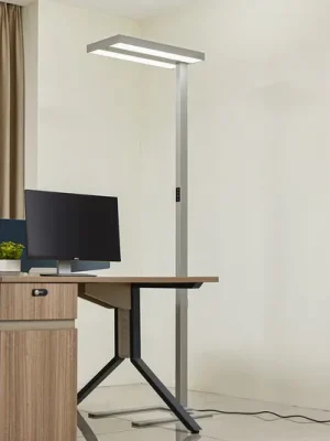 Arcchio LED stojací lampa Logan Ultra HCL CCT, stříbrná, stmívatelné Sezónní Sleva