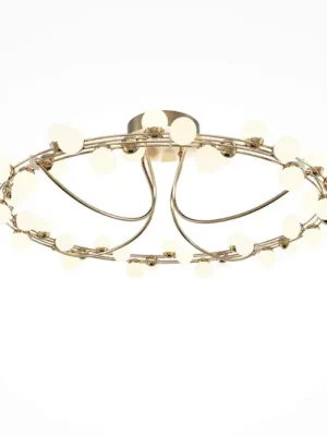 Stropní svítidlo Maytoni LED Tessara, Ø 80 cm, zlatá/bílá Rychlé Dodání