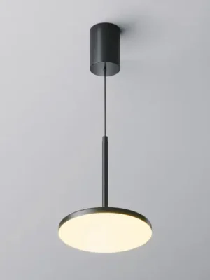 Oblíbený Maytoni LED závěsné světlo Plato, černá, Ø 18,5 cm, hliník
