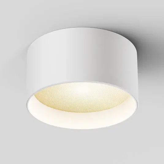 Ověřený Maytoni LED stropní svítidlo Vega, bílé, Ø 14 cm, 15 W, hliník