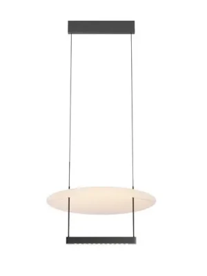 Závěsná lampa Maytoni Ambience LED, Ø42cm, kov, černá/bílá Nová Kolekce