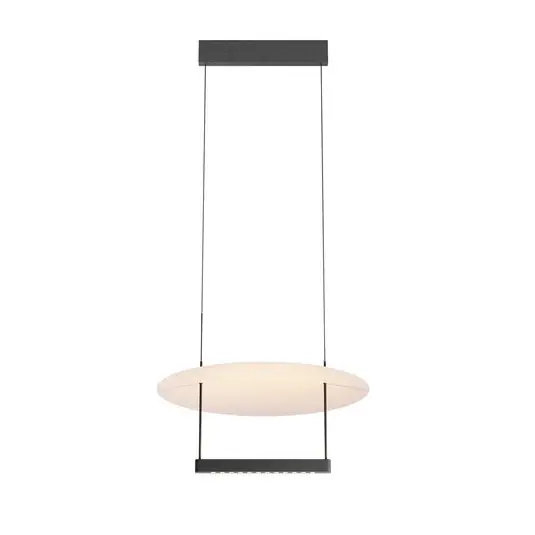 Závěsná lampa Maytoni Ambience LED, Ø42cm, kov, černá/bílá Nová Kolekce