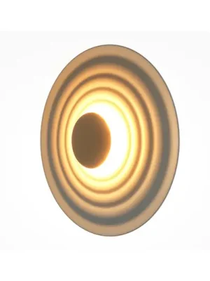 Nejlepší Cena Nástěnné LED svítidlo Maytoni Nami, cappucino, Ø 40 cm, hliník