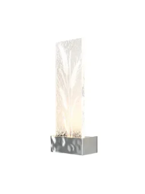 Maytoni LED nástěnné svítidlo Ornate, chrom/čirý, výška 31 cm, sklo Omezená Nabídka