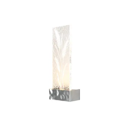 Maytoni LED nástěnné svítidlo Ornate, chrom/čirý, výška 31 cm, sklo Omezená Nabídka