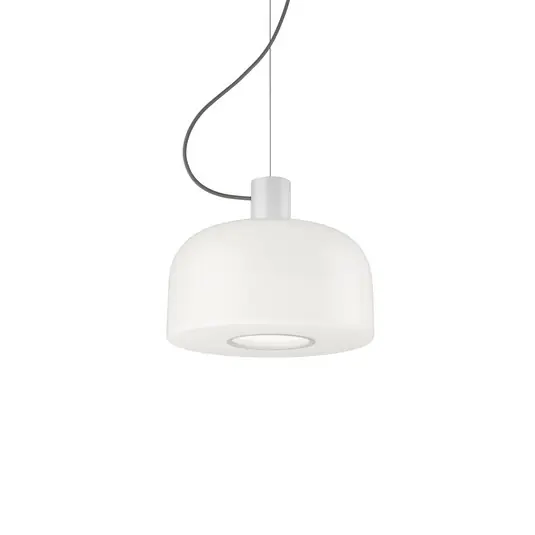Závěsné světlo Flos Bellhop Glass S1, bílé, sklo, Ø 33 cm, E27 Zlevněný