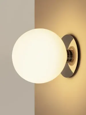 Audo TR Bulb nástěnné světlo, kov, sklo, bílé, Ø 20 cm Přímo Od Výrobce