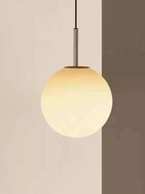 Audo TR Bulb, závěsné světlo, 1 světlo, ocel, sklo, bílá barva Zlevněný