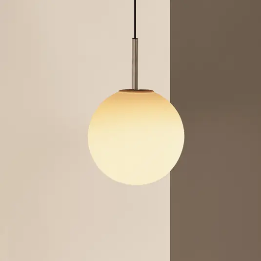 Audo TR Bulb, závěsné světlo, 1 světlo, ocel, sklo, bílá barva Zlevněný