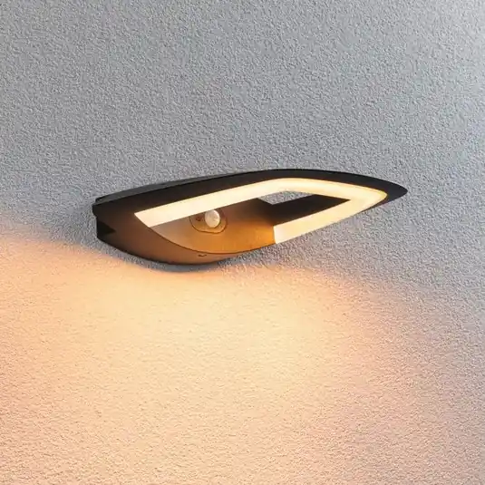 Senzorové venkovní nástěnné svítidlo Paulmann LED Akena, 2 200 K, antracitová Novinka