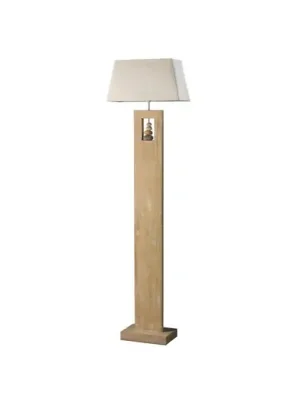 Must-Have Stojací lampa Miriel, výška 170 cm, textil, dřevo