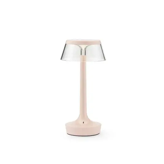 Aktuální LED stolní lampa FLOS Bon jour unplugged, růžová