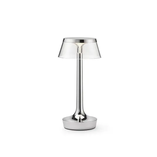 Akce LED stolní lampa FLOS Bon jour unplugged, chrom