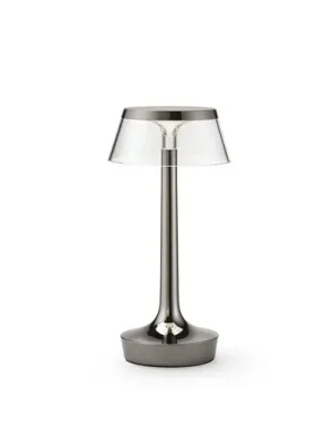 Nejlepší Volba LED stolní lampa FLOS Bon jour unplugged, černý chrom