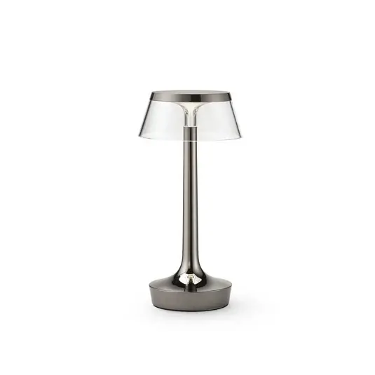 Nejlepší Volba LED stolní lampa FLOS Bon jour unplugged, černý chrom