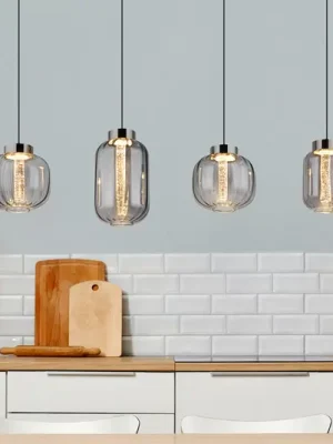 Závěsné světlo Fluoro LED, kouřově šedé, délka 120 cm, 4 světla. Ověřený