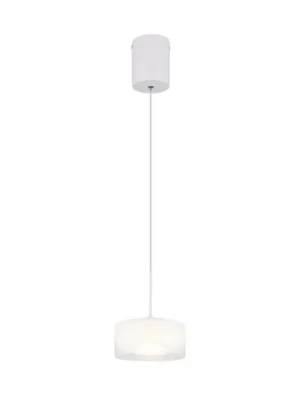 Pouze Dnes Belinda LED závěsné světlo, Ø 15 cm, bílá, sklo