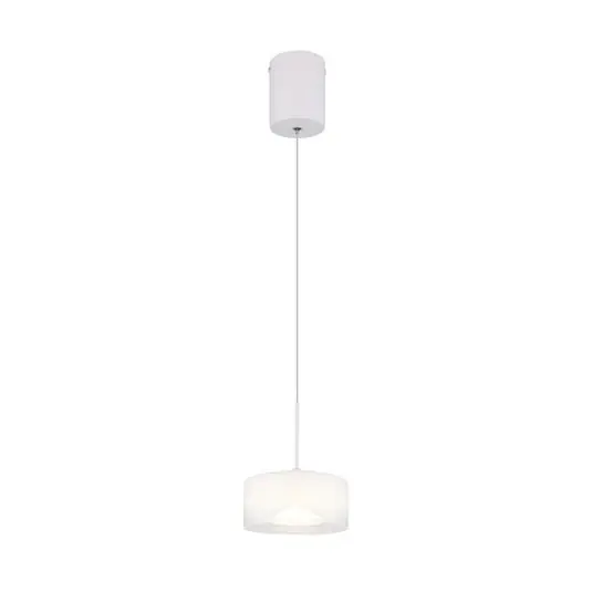 Pouze Dnes Belinda LED závěsné světlo, Ø 15 cm, bílá, sklo