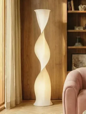 Výhodná Nabídka Lucande LED stojací lampa Novelle, bílá, CCT, výška 137 cm, Ø 29 cm