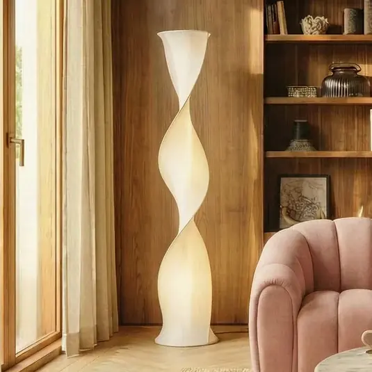 Výhodná Nabídka Lucande LED stojací lampa Novelle, bílá, CCT, výška 137 cm, Ø 29 cm