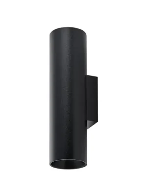 Odeslání Ihned Nástěnné světlo CAN, černé, 2 světla, výška 22 cm, kov, GU10