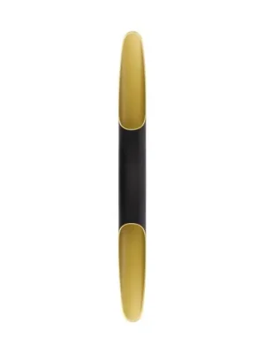 Značkový Apodis LED nástěnné světlo, černá/zlatá, výška 80 cm, kovové stmívatelné