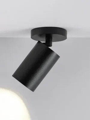 Ověřený Stropní bodové osvětlení CAN TILT, černé, Ø 8 cm, 1 světlo, kovové GU10