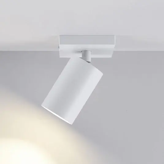 Stropní bodové osvětlení CAN TILT, bílé, 11 x 9 cm, 1 světlo, kovové GU10 Víkendová Akce