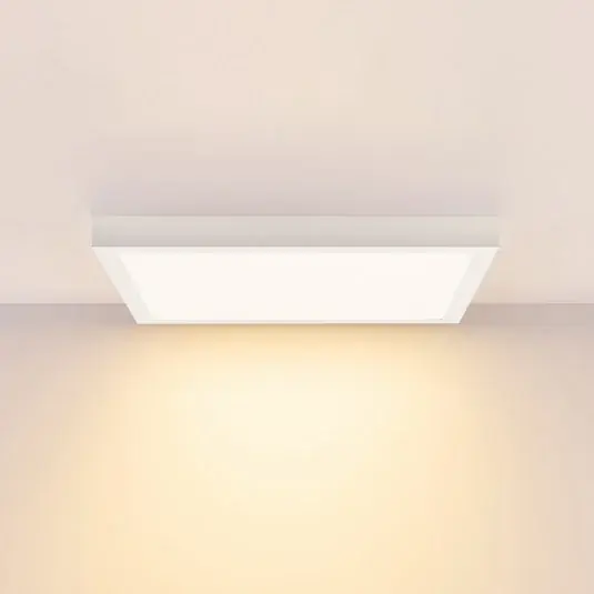 LED panel PRO OFFICE SANO, 63 x 63 cm, DALI, bílý kov CCT Horká Nabídka