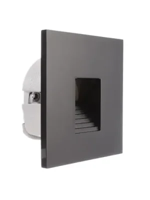 Omezená Nabídka LED nástěnné svítidlo SET Alwaid černé 8 x 8 cm úroveň 2 700 K