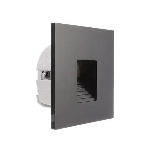 Omezená Nabídka LED nástěnné svítidlo SET Alwaid černé 8 x 8 cm úroveň 2 700 K