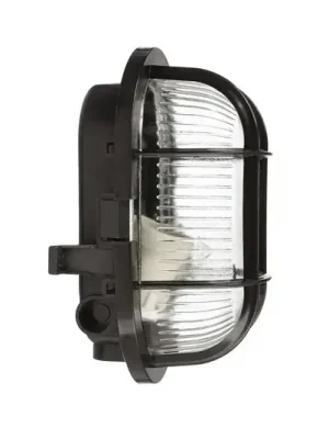 Víkendová Akce Sotano Retro lampa odolná proti vlhkosti, černá, 19 x 12 cm, IP44