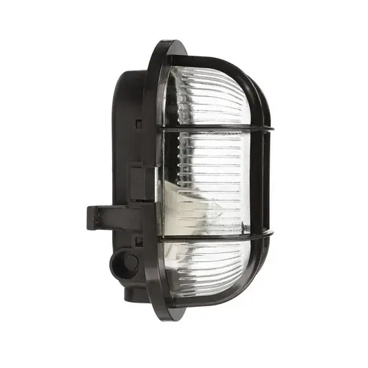 Víkendová Akce Sotano Retro lampa odolná proti vlhkosti, černá, 19 x 12 cm, IP44