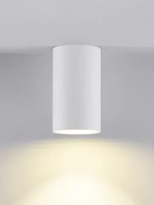 Autentický Svítidlo CAN, bílé, IP44, Ø 6 cm, kov, GU10