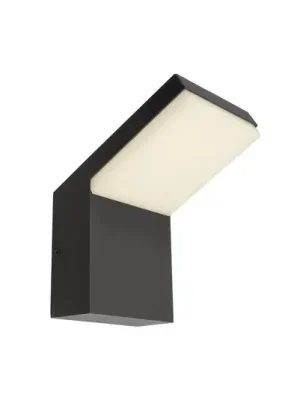 Cenová Bomba Venkovní nástěnné svítidlo LED Tucanae, šedé, výška 22 cm, IP65, kovové