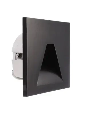 LED nástěnné svítidlo SET Alwaid černé 8x8 cm úhel 2 700 K Super Cena