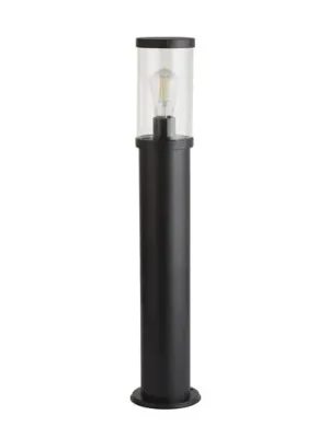 Světelný patník Bakerloo, IP44, černý, výška 73 cm, kovový Jen Po Omezenou Doba