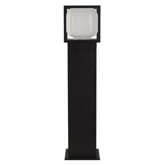 Aténské LED osvětlení cesty, IP54, černé, výška 65 cm, kovové Sleva