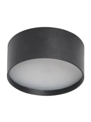 LED stropní svítidlo CMD 9092, Ø 12 cm, antracit, IP44, kovové Sleva
