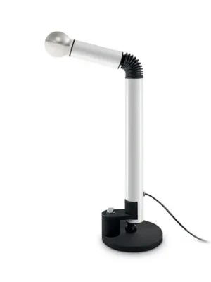 Stolní lampa Stilnovo Periscopio, bílá, výška 68 cm, kov Levný