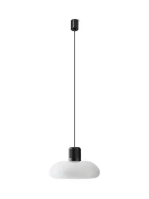 Cenový Hit Závěsné světlo Stilnovo Trepiù LED, bílá/černá, Ø 40 cm