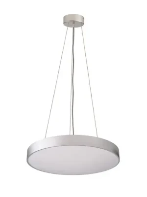 Závěsné světlo Menkar LED, stříbrná barva, Ø 60 cm, CCT, nahoru/dolů Cenová Bomba