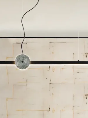 Nakupujte Hned Závěsné světlo LED Anais, černé/zelené, délka 100 cm, umělý kámen
