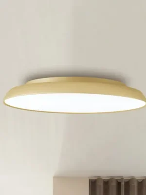 Bezpečná Platba LED stropní svítidlo Art, Ø 45 cm, krémově zlatá, kov