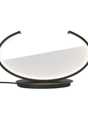 LED stolní lampa Adele, výška 22 cm, černá, kov Originální