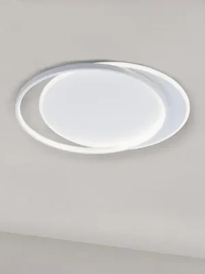 LED stropní svítidlo Evelyn, bílé, délka 55 cm, kov Výhodná Nabídka